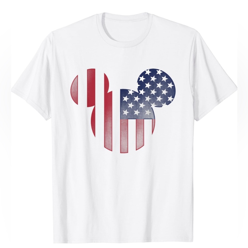 Mickey Mouse Americana Ears shape T-Shirt